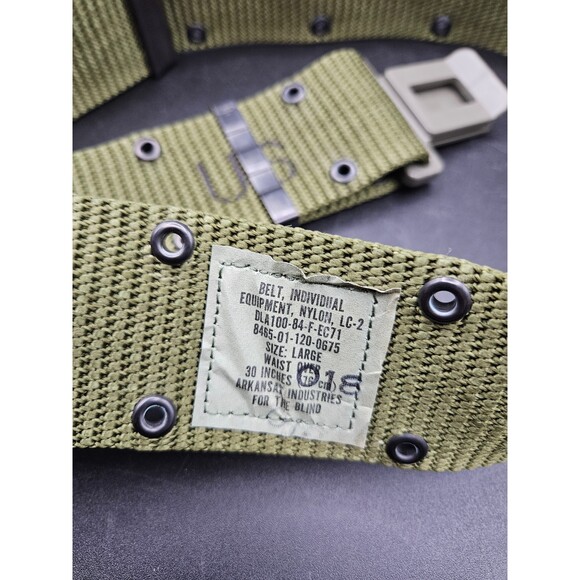 US Military LC-2 Pistol Webbing Belt Large Individual Equipment - Picture 3 of 6